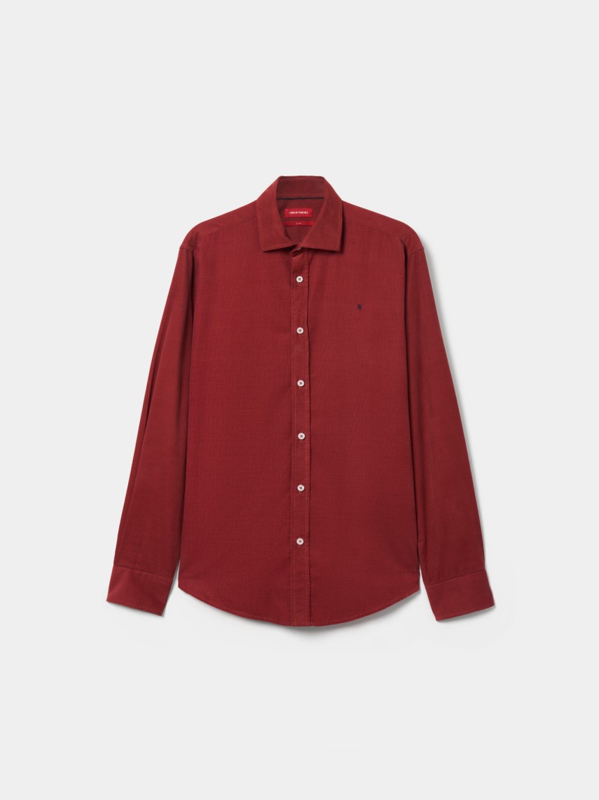 Camisa de bombazine slim fit