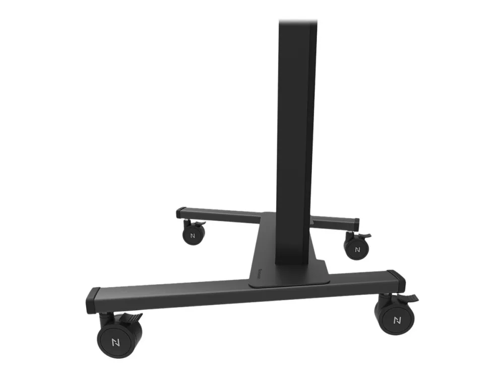 Neomounts FL55-875BL1 - Vogn med hjul - motoriseret - for LCD display - låsbar - stål - sort - skærmstørrelse: 55