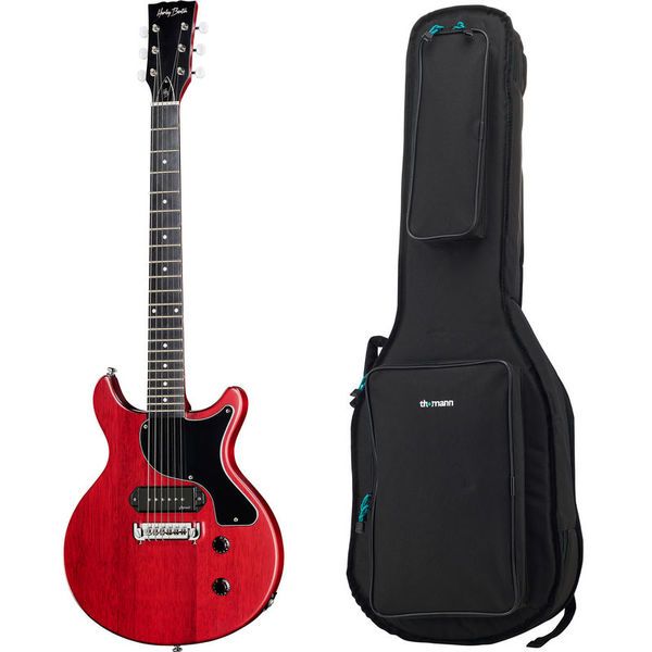 Harley Benton DC-Junior FAT Faded Che Bundle