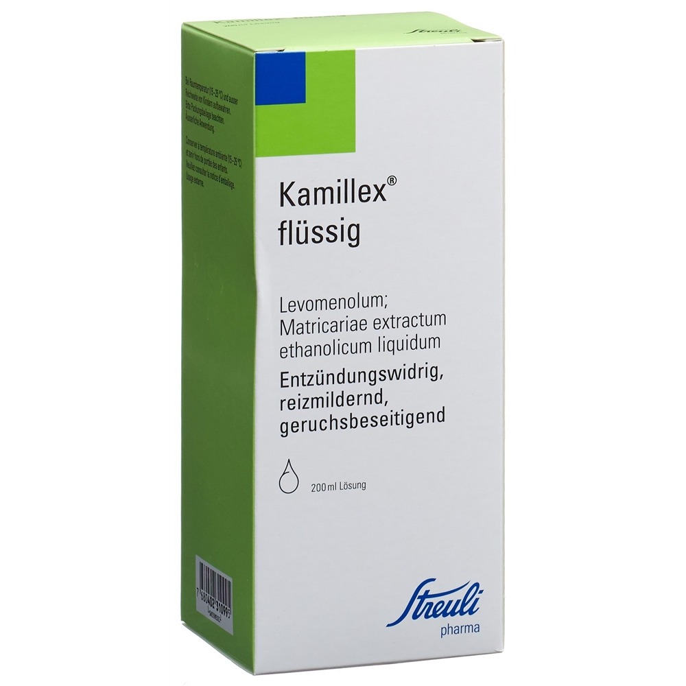 KAMILLEX liq Fl 200 ml<br>200 ml, Flasche, Lösung zur Anwendung auf der Haut