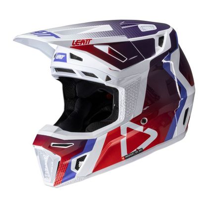 Casque cross Leatt 8.5 avec masque 5.5 2025 - Rouge / Bleu