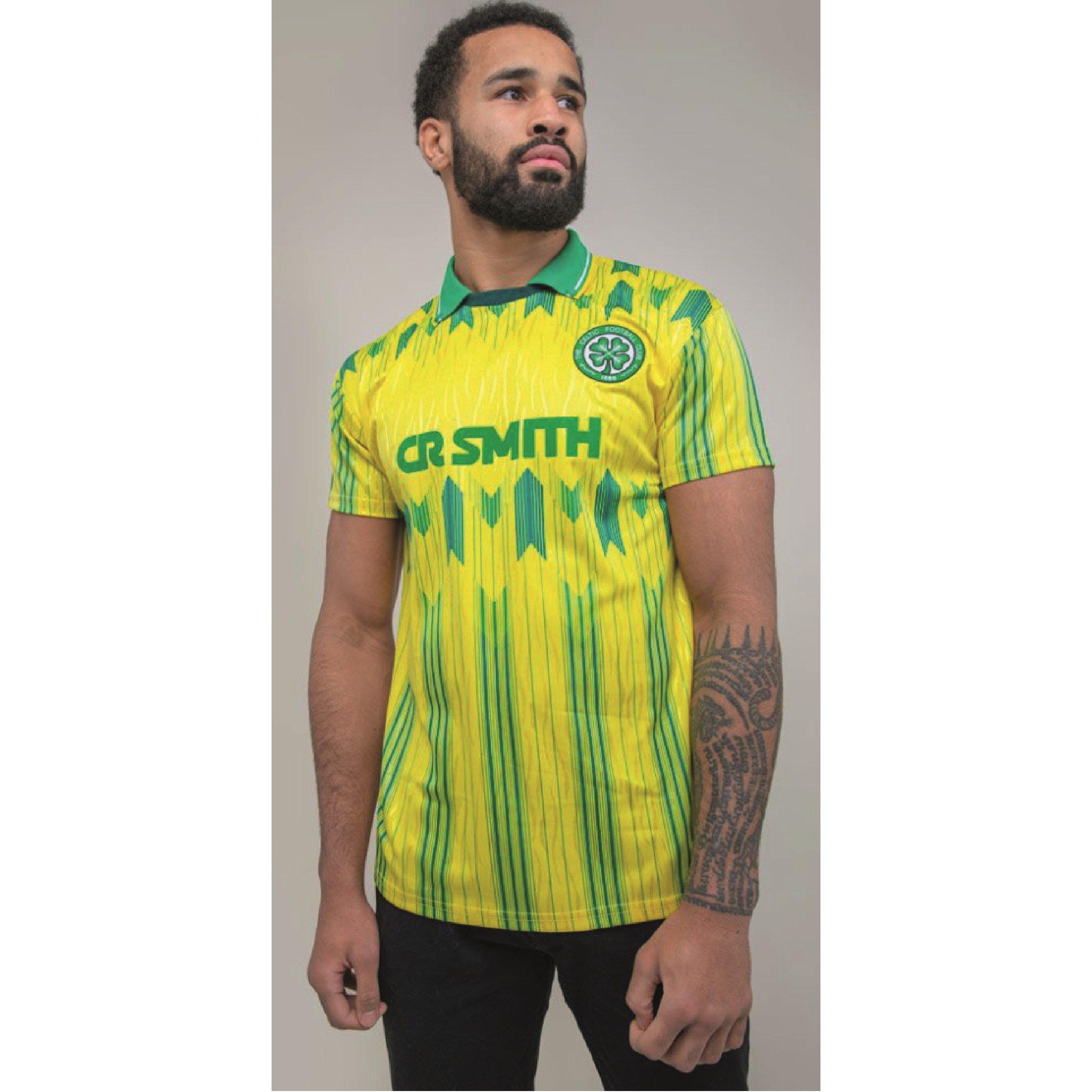Team Celtic Retro Home Shirt 1989 1991 Adults
