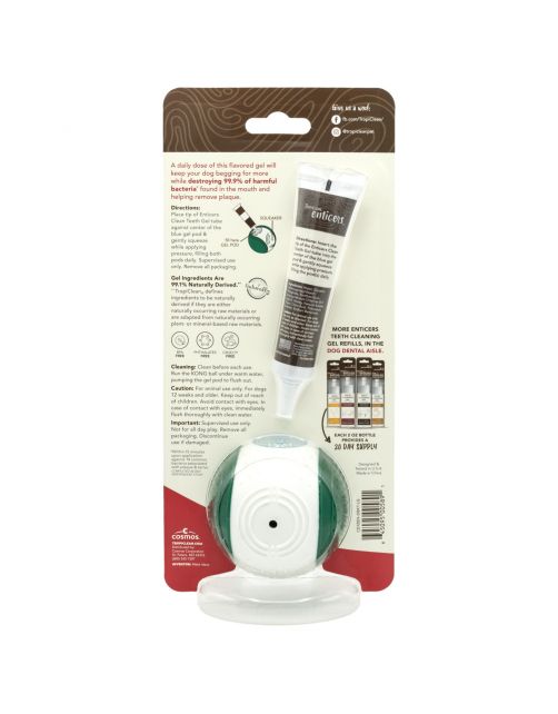 Tropiclean Enticers Dental Ball Kit Rund - Gebitsverzorging