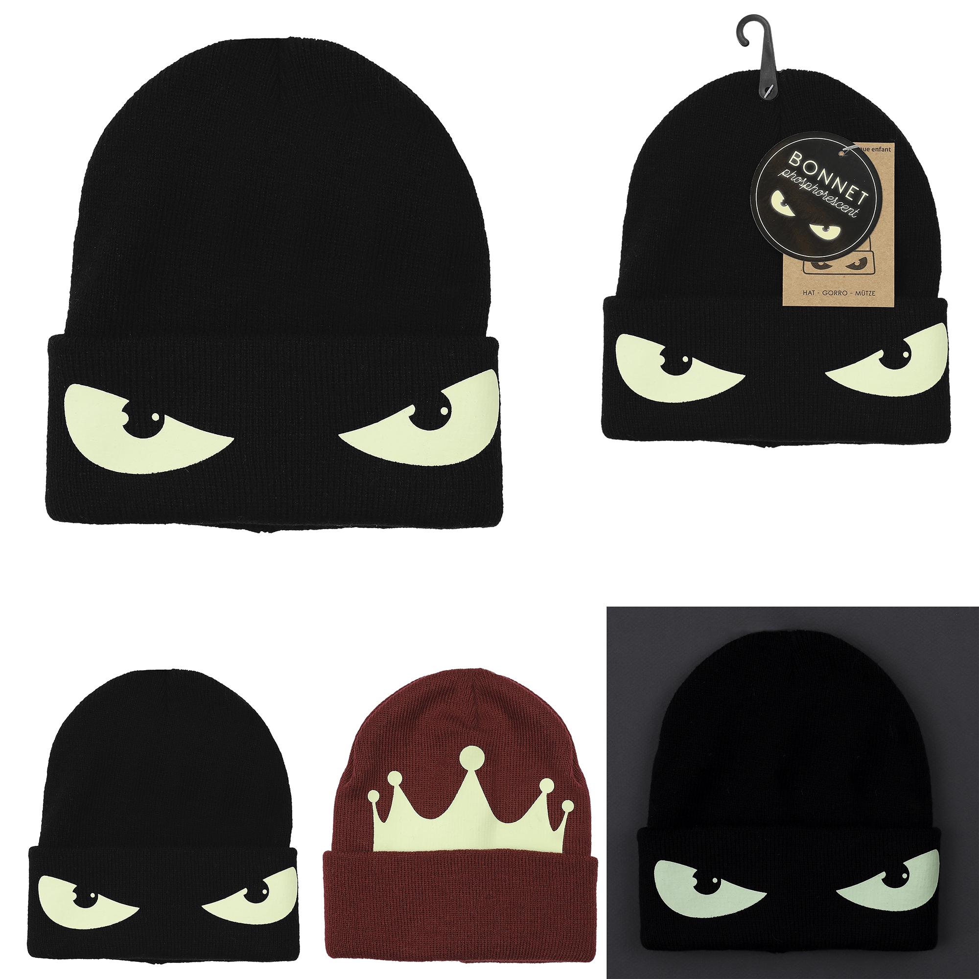 BONNET PHOPHORESCENT ENFANT
