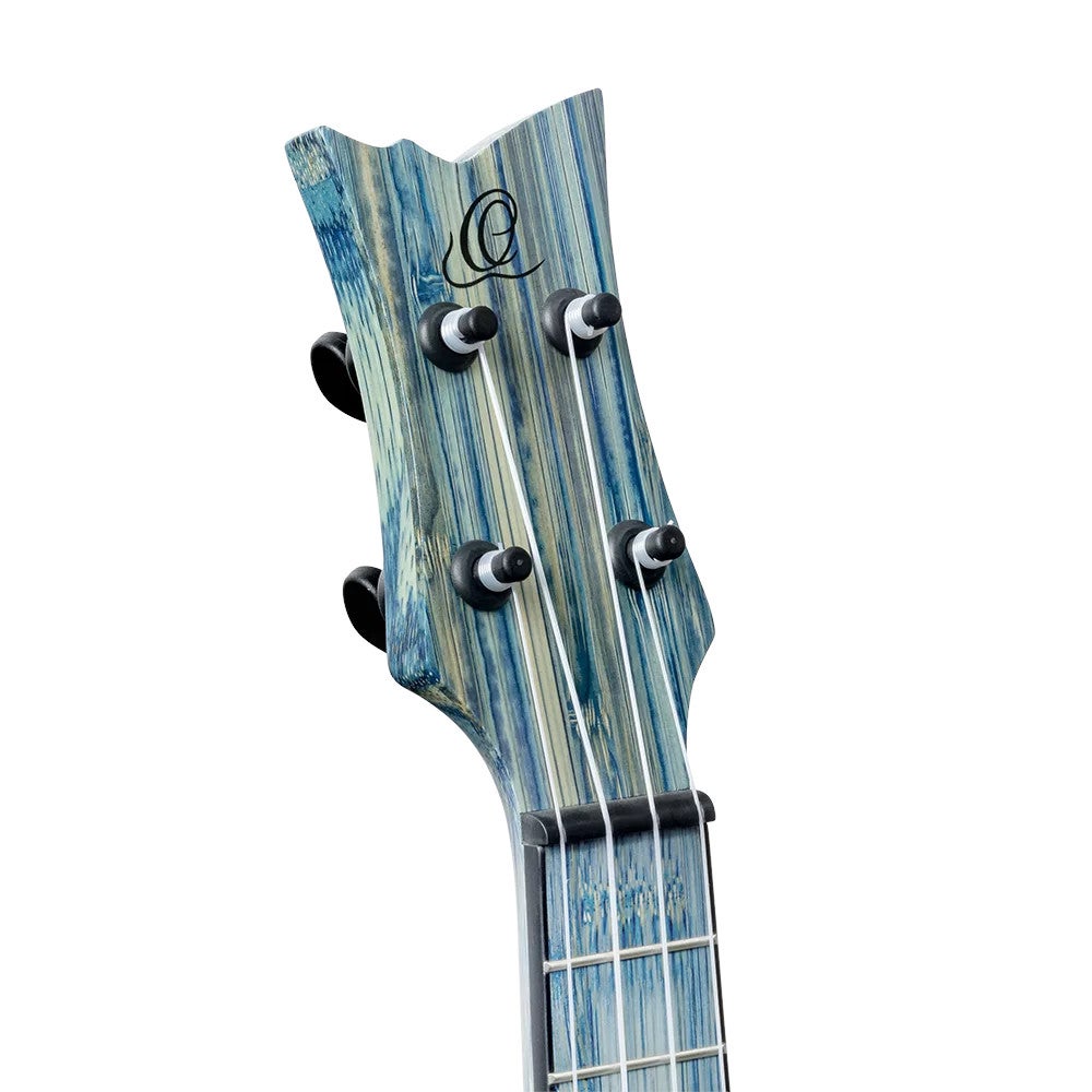 Ortega RUSWB-SO Bamboo Series Soprano Size Ukulele Stonewashed sopraan ukelele met gigbag