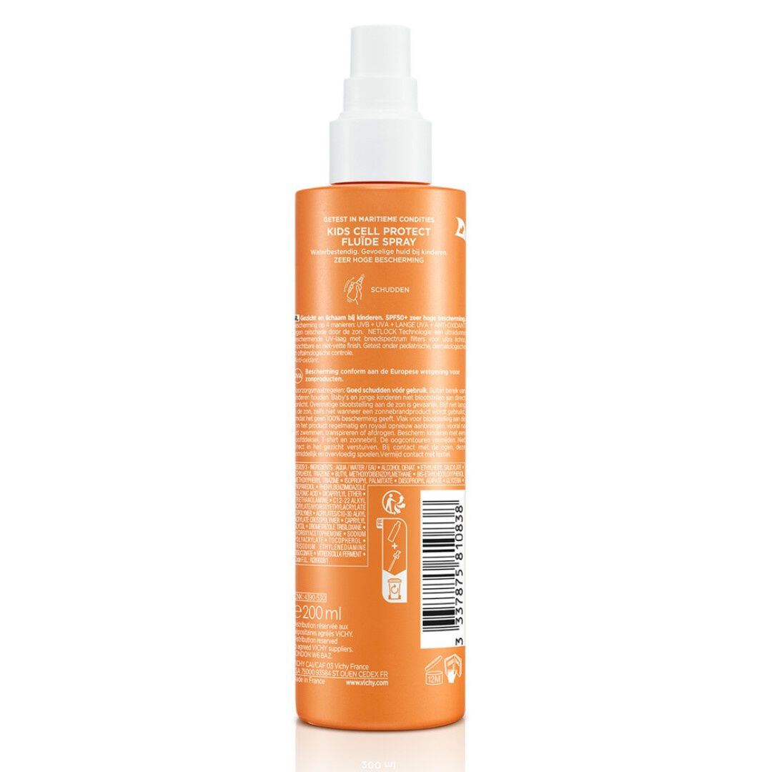 VICHY  Capital Soleil Spray Cell Protect Crianças FPS50+ - 200ml