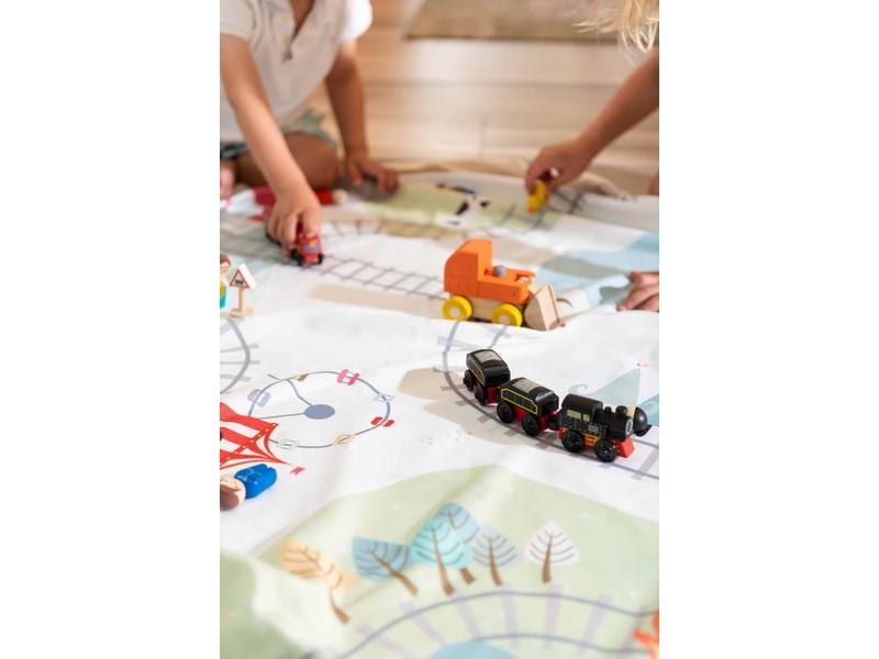 Play&Go Spielzeugtasche Play & Go Train 2-in-1-Funktion: Aufbewahrungssack und Spielmatte