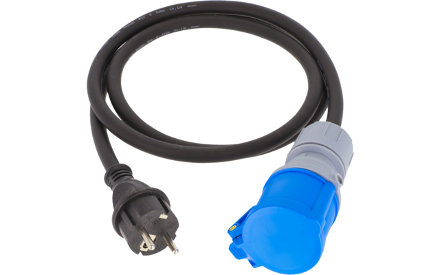 Berger Adapterleitung CEE Kupplung und Schutzkontaktstecker