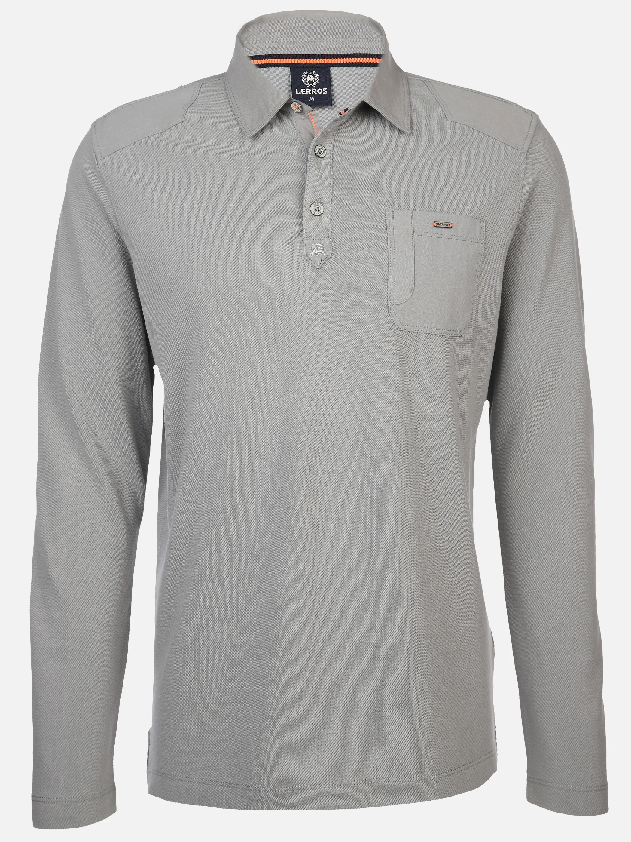 Herren Poloshirt mit langem Arm
