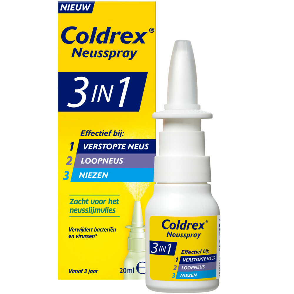 3x Coldrex Neusspray 3 in 120 ml