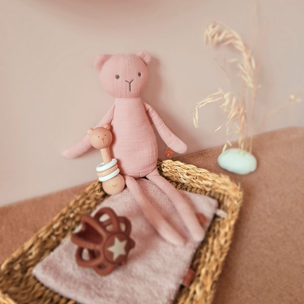 Bambam Bear Knuffel Organic Pink
