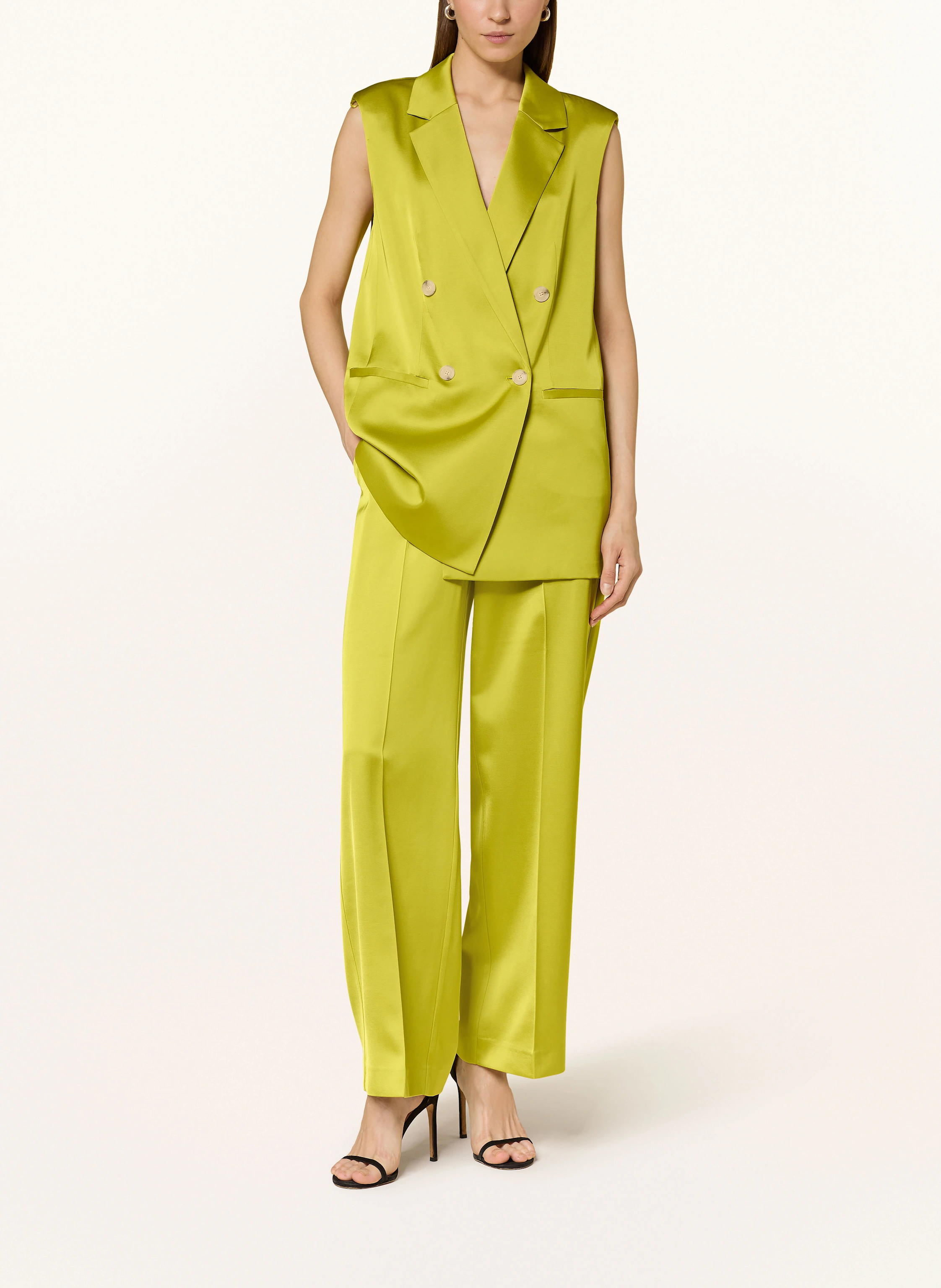 comma Marlenehose aus Satin