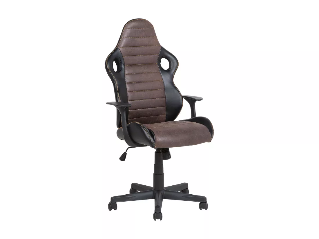 Chaise de bureau SUPREME Cuir PU Marron