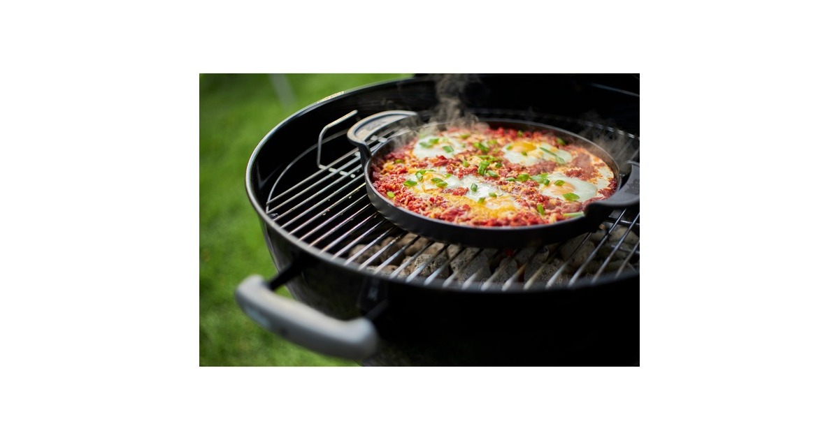 WeberCompact Kettle houtskoolbarbecue  (Hoogglans zwart, Ø 47 cm)