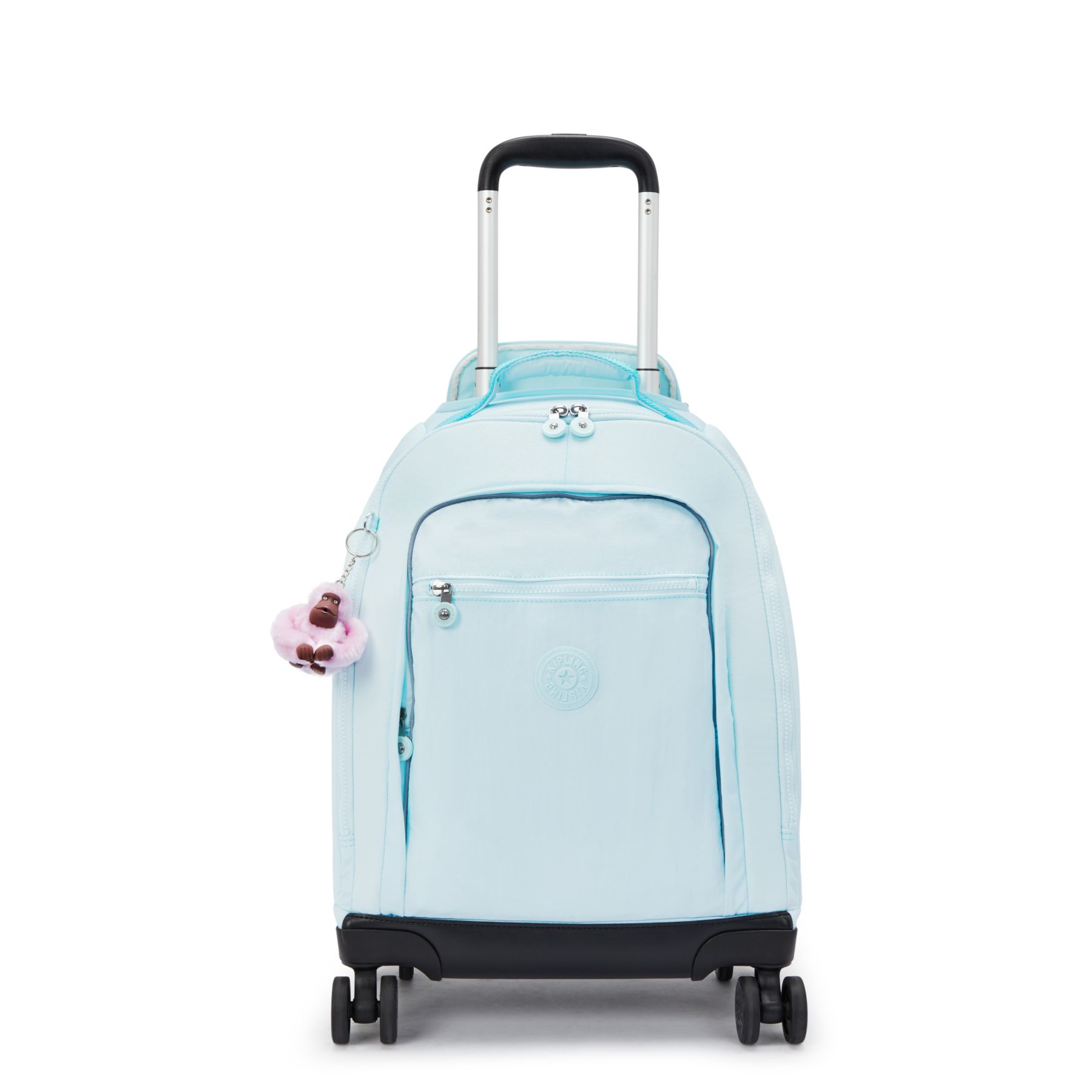 NEW ZEA Grand sac à dos à roulettes pour enfants avec protection pour ordinateur - Blue Sky Metallic