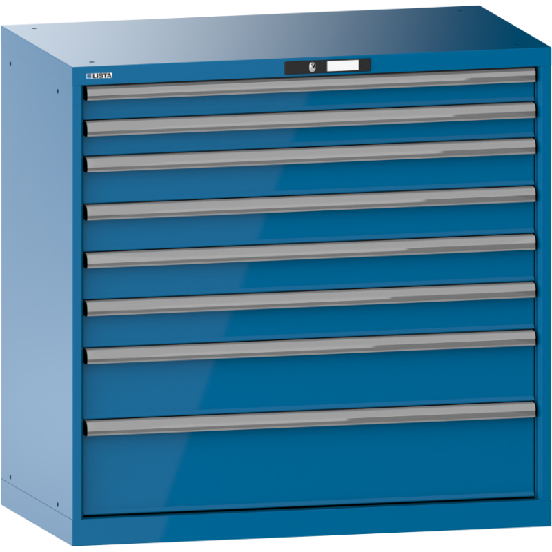 Armoire à tiroirs Lista 54 x 27E  H 100 x L 102,3 x P 57,2 cm 8 tiroirs Key Lock