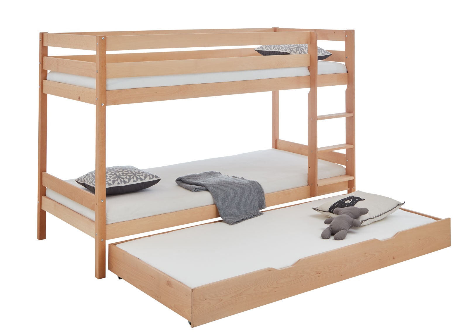 Bettkasten Lars 195x19x94 cm Buche massiv