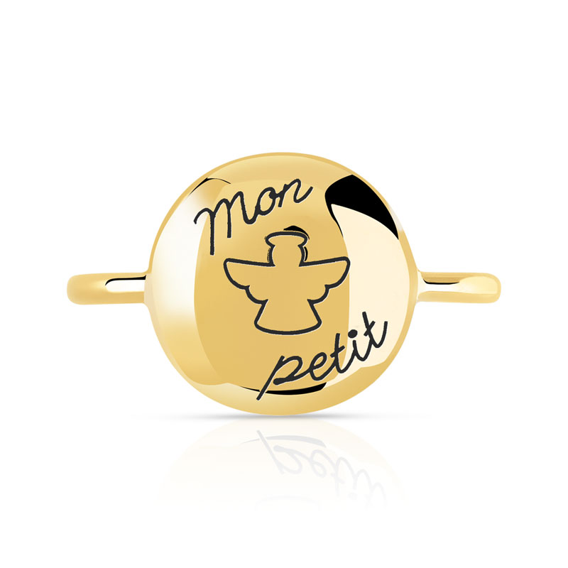 Bague or 375 jaune