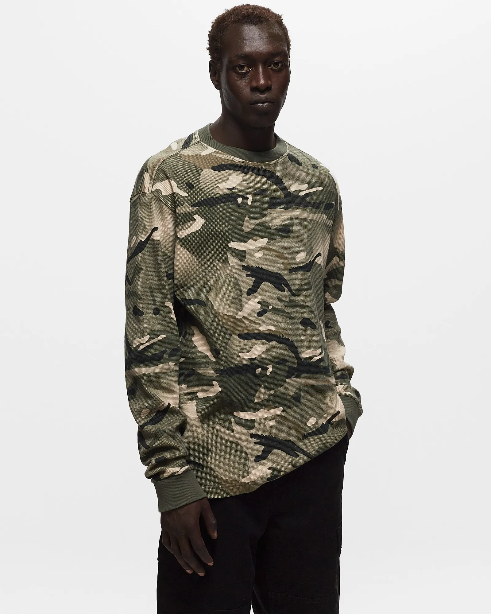 PATTA DIGI WAFFLE LS TEE