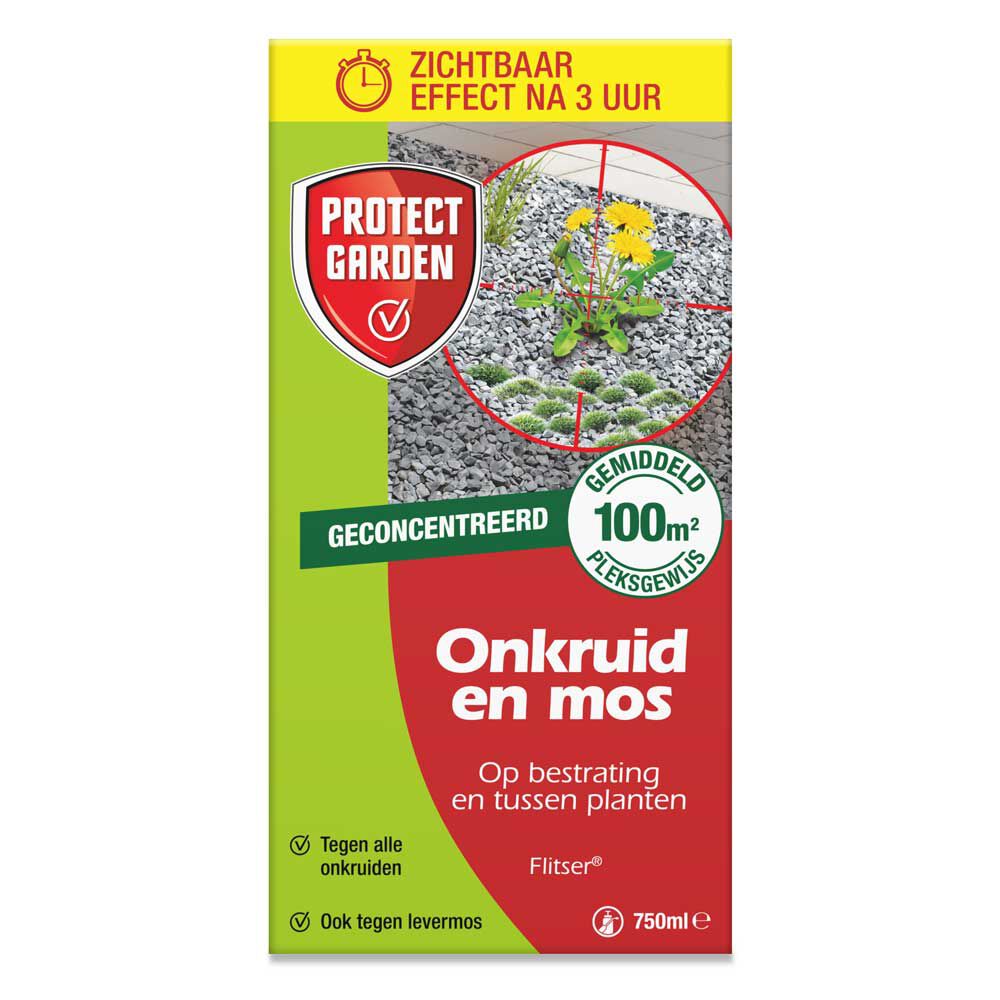 Protect Garden Flitser Concentraat - Onkruid en mos - 750 Milliliter