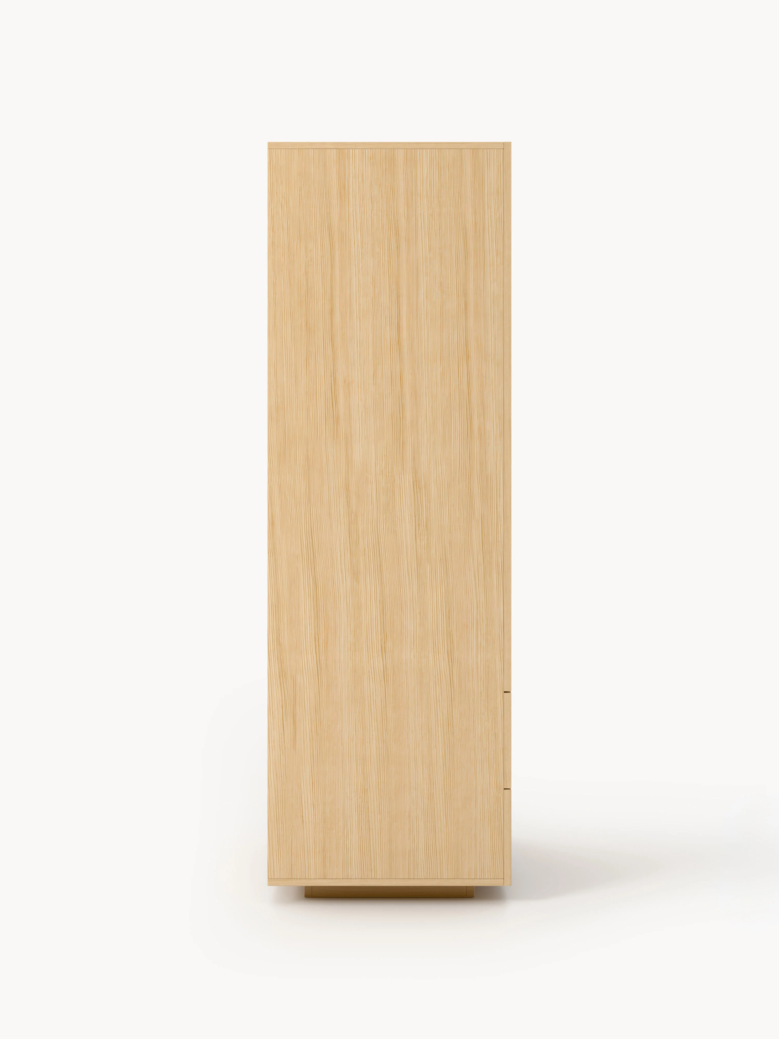Houten compacte kledingkast Sato