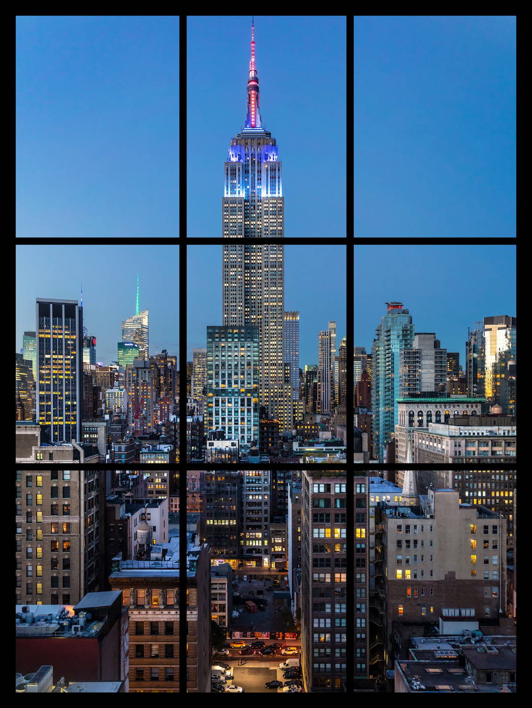 Manhattan at Sunset by Jack Marijnissen - Limited Edition. Edition of: 150. Signed.