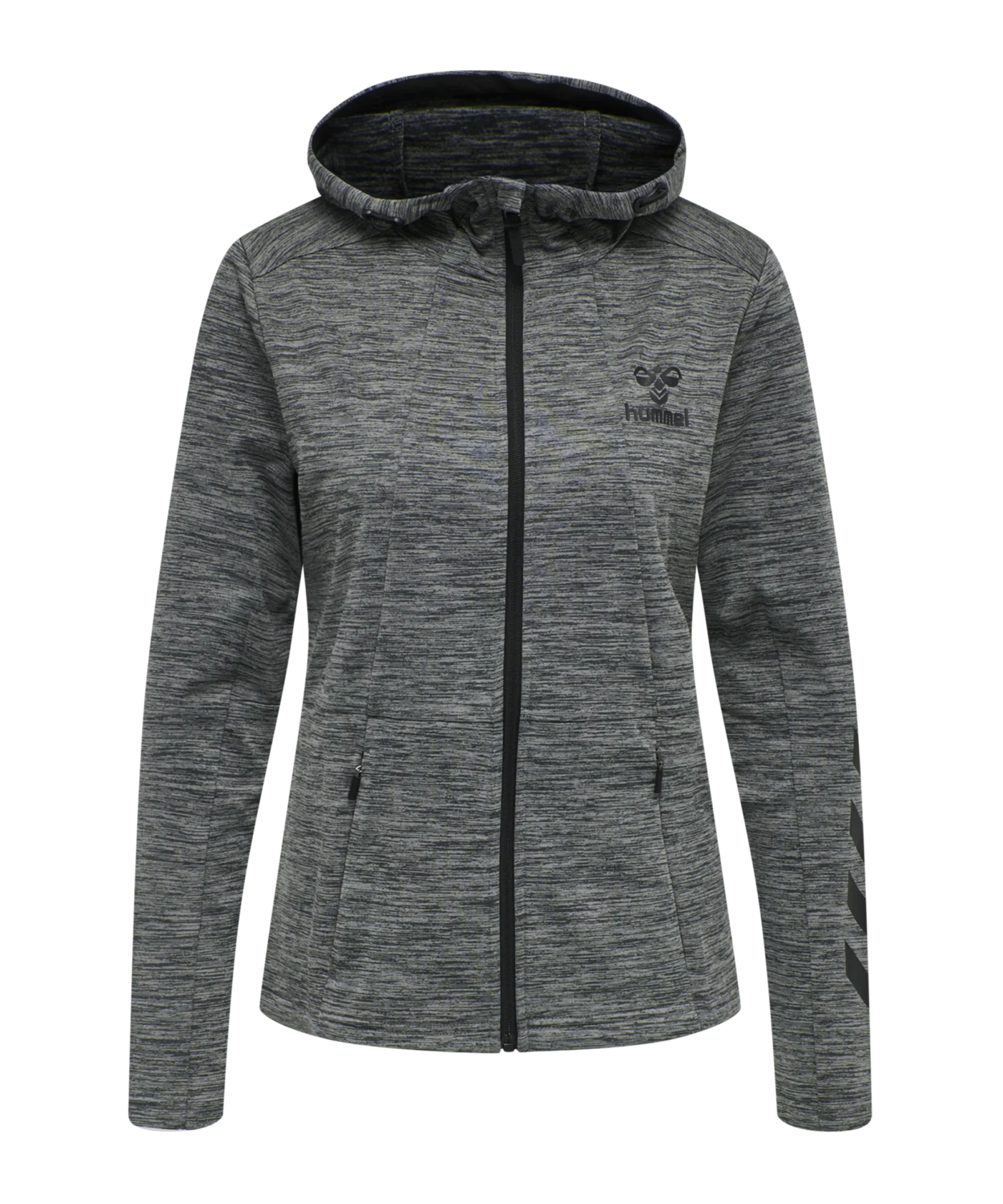 Hummel Selby Zip Hoody Damen Grau F2007