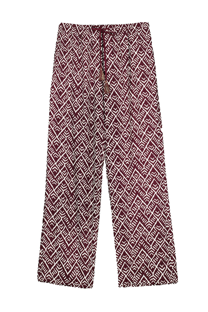 Calça Capri com estampa laranja - estampa