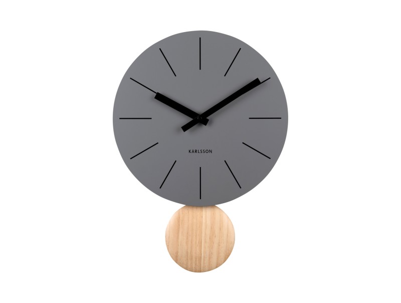 Wall Clock Arlo pendulum KA5967GR Jungle green