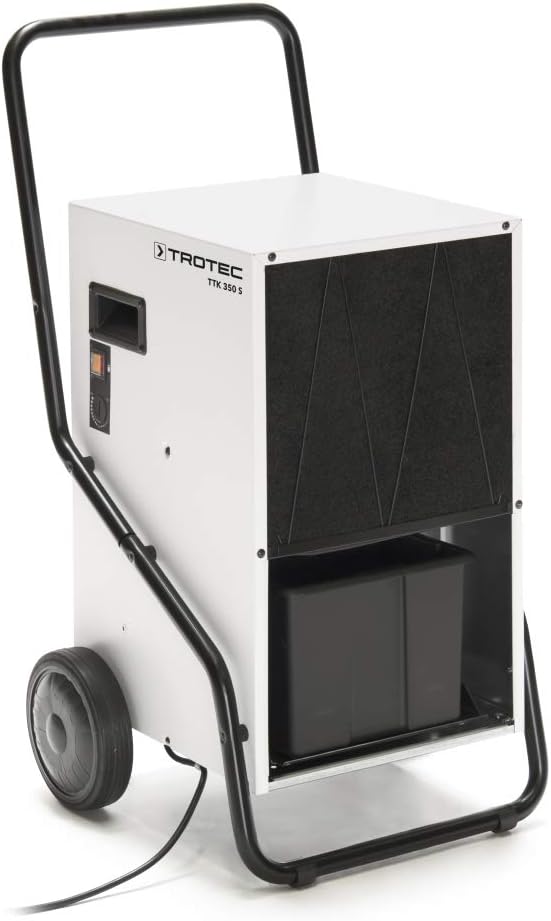 TROTEC Luftentfeuchter TTK 350 S – Leistung 70 L/Tag – Fläche 180 m² / 450 m³ – Bautrockner – für große Räume