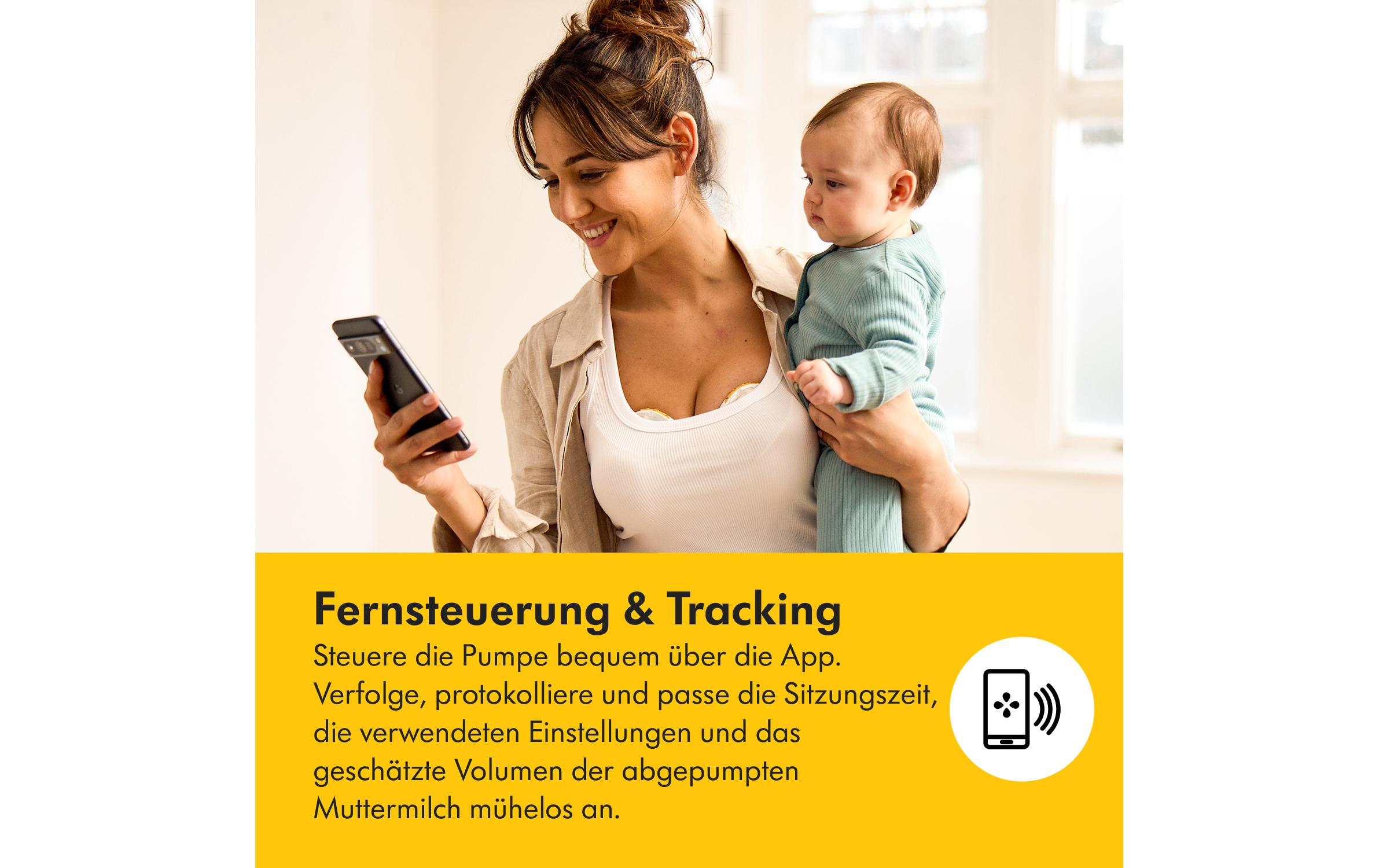 Milchpumpe Magic InBra doppel Elektrisch<br>Tragbare Doppelmilchpumpe
