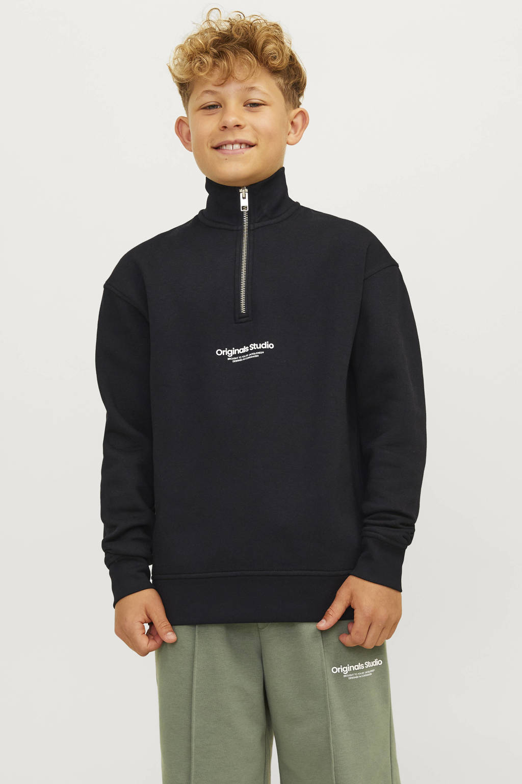 JACK & JONES sweater JORVESTERBRO met tekst