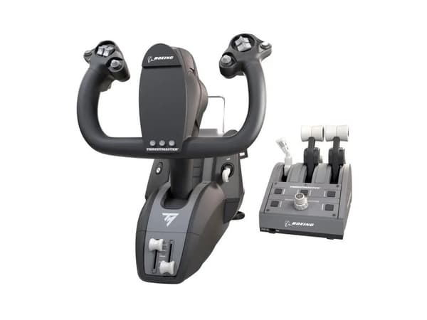 Thrustmaster Civil Aviation (TCA) Yoke Pack Boeing Edition - Åk og gasspedal - kablet - for PC, Microsoft Xbox One, Microsoft Xbox Series S, Microsof