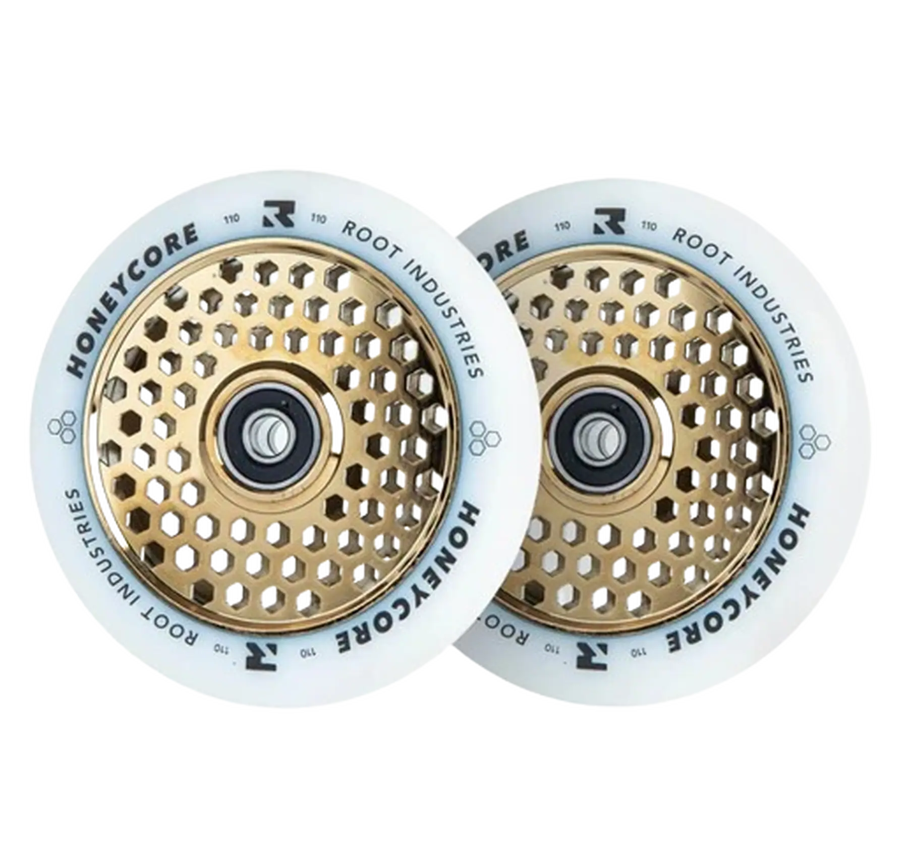 Root Honeycore Hvid 110mm Hjul Til Løbehjul 2-Pak