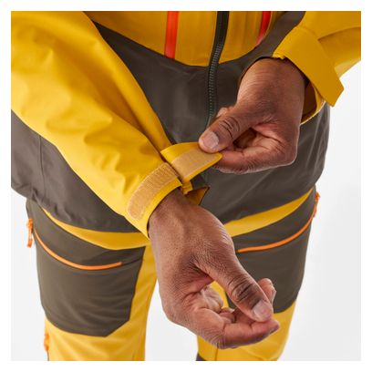Veste Imperméable Millet M White 3L Vert/Jaune