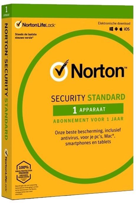 Norton - Security Standaard - Antivirus - 1 Apparaat - 1 Jaar - OEM