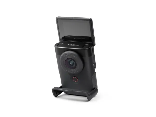 Canon PowerShot V10 - Advanced Vlogging Kit - digitalkamera - kompakt - 20.9 MP - 4K / 29.87 fps - Wi-Fi, Bluetooth - sort
