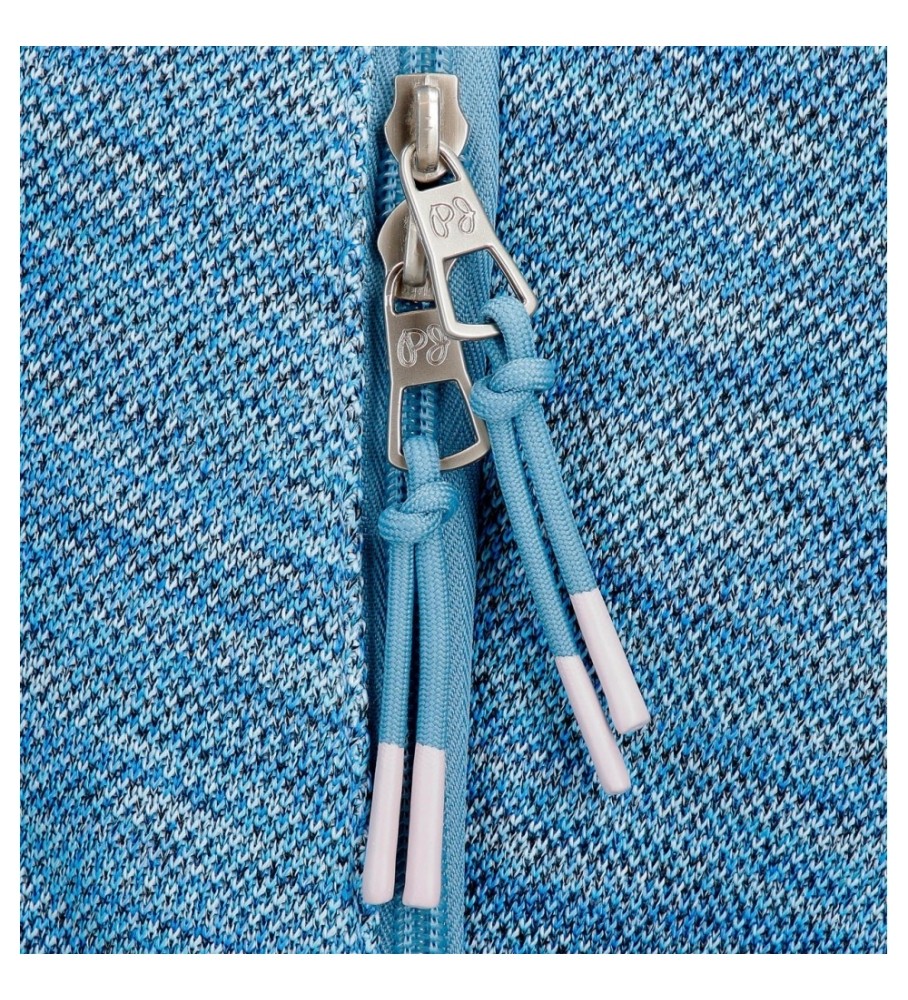 Mochila escolar ajustável Pepe Jeans Lena, azul