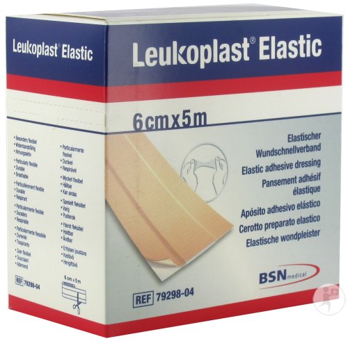 Bsn Medical Leukoplast Pansement Adhésif Élastique 5m x 6cm Pièce 1