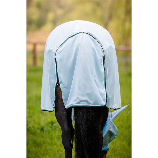 Vliegendeken Horseware Amigo Bug Rug Lichtblauw-zwart