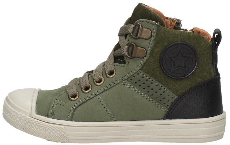 Keq Veterschoenen Hoog groen
