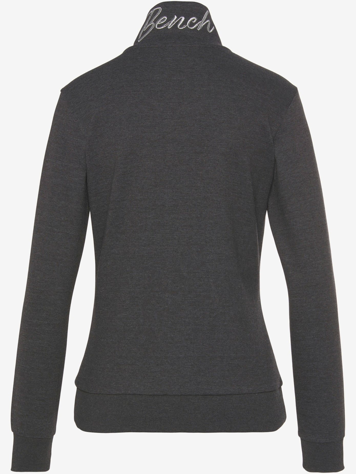 Veste sweat à col montant