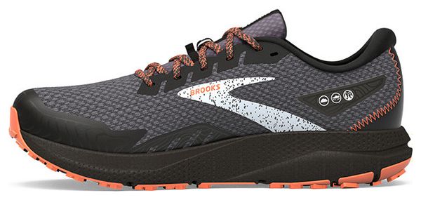 Chaussures Trail Brooks Divide 4 GTX Noir Rouge Homme