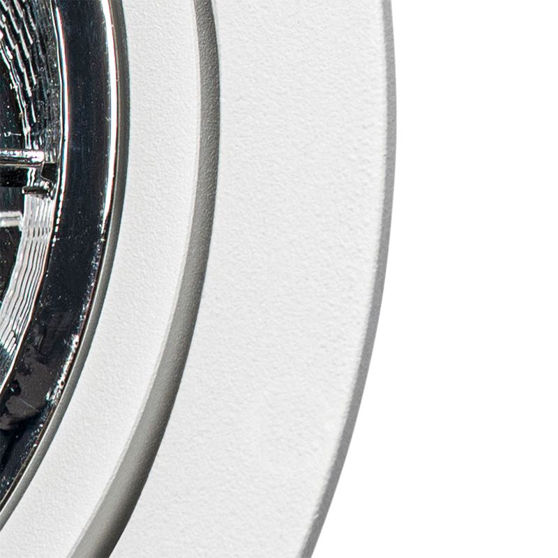 Smart ronde inbouwspot wit verstelbaar incl. Wifi GU10 111m - Chuck 111