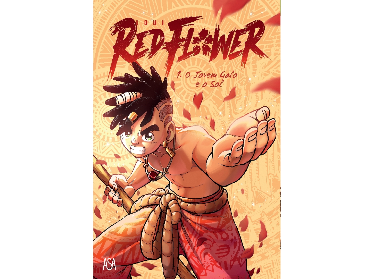 LIVRO RED FLOWER 1 DE LOUI