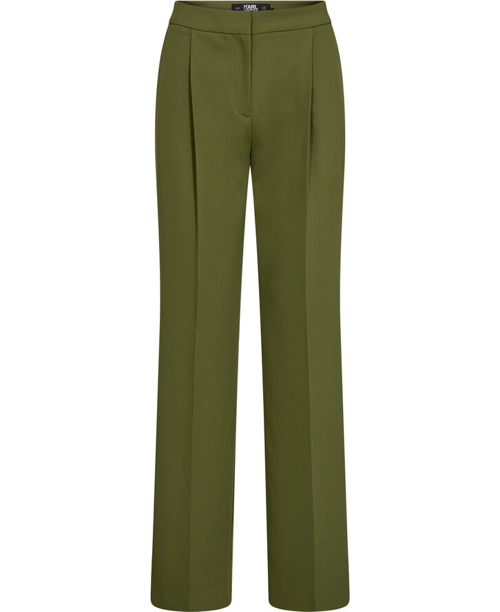 Karl Lagerfeld tailored pants Pesto green