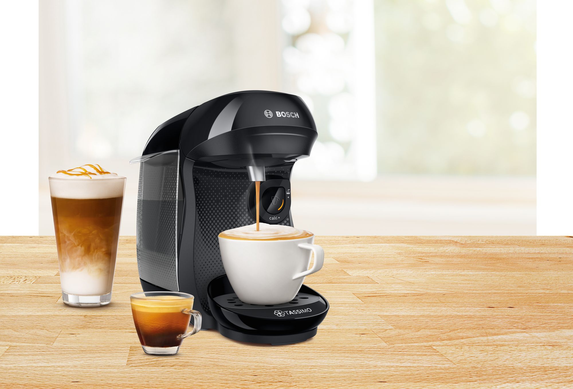 # PRODUTO RECONDICIONADO # TASSIMO HAPPY TAS1002N--B Máquina de Café Multibebidas