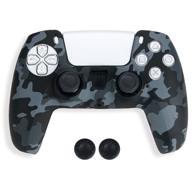 DATA FROG Til Sony Playstation 5 Silikone Cover Gamepad Beskyttelsescover med 2 Rocker Caps