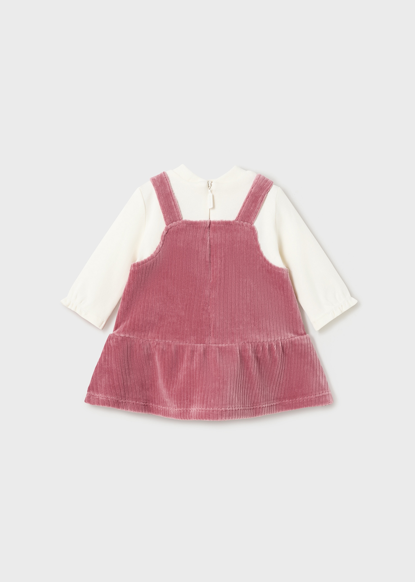 Macacão Better Cotton estilo jardineira para recém-nascido