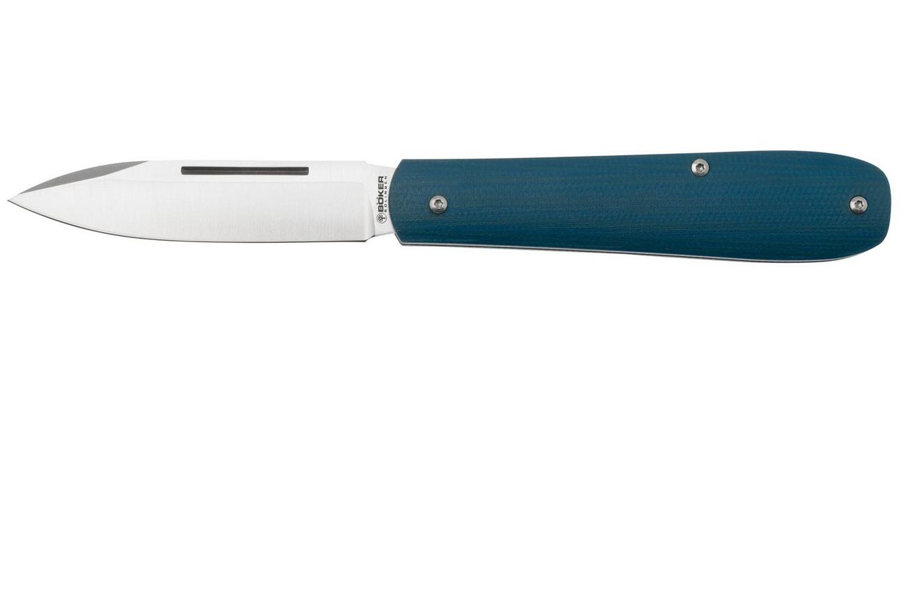 Böker Coffin 112944 Denim Micarta, slipjoint zakmes, Chuck Gedraitis design